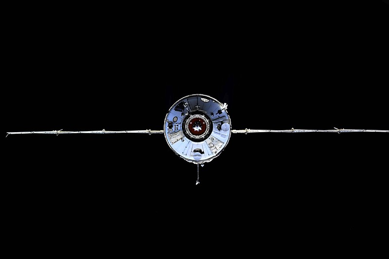 In this photo taken by Russian cosmonaut Oleg Novitsky and provided by Roscosmos Space Agency Press Service, the Nauka module is seen prior to docking with the International Space Station on Thursday, July 29, 2021. The newly arrived Russian science lab briefly knocked the International Space Station out of position Thursday when it accidentally fired its thrusters. For 47 minutes, the space station lost control of its orientation when the firing occurred a few hours after docking, pushing the orbiting complex from its normal configuration. The station's position is key for getting power from solar panels and or communications. Communications with ground controllers also blipped out twice for a few minutes. (Roscosmos Space Agency Press Service photo via AP)