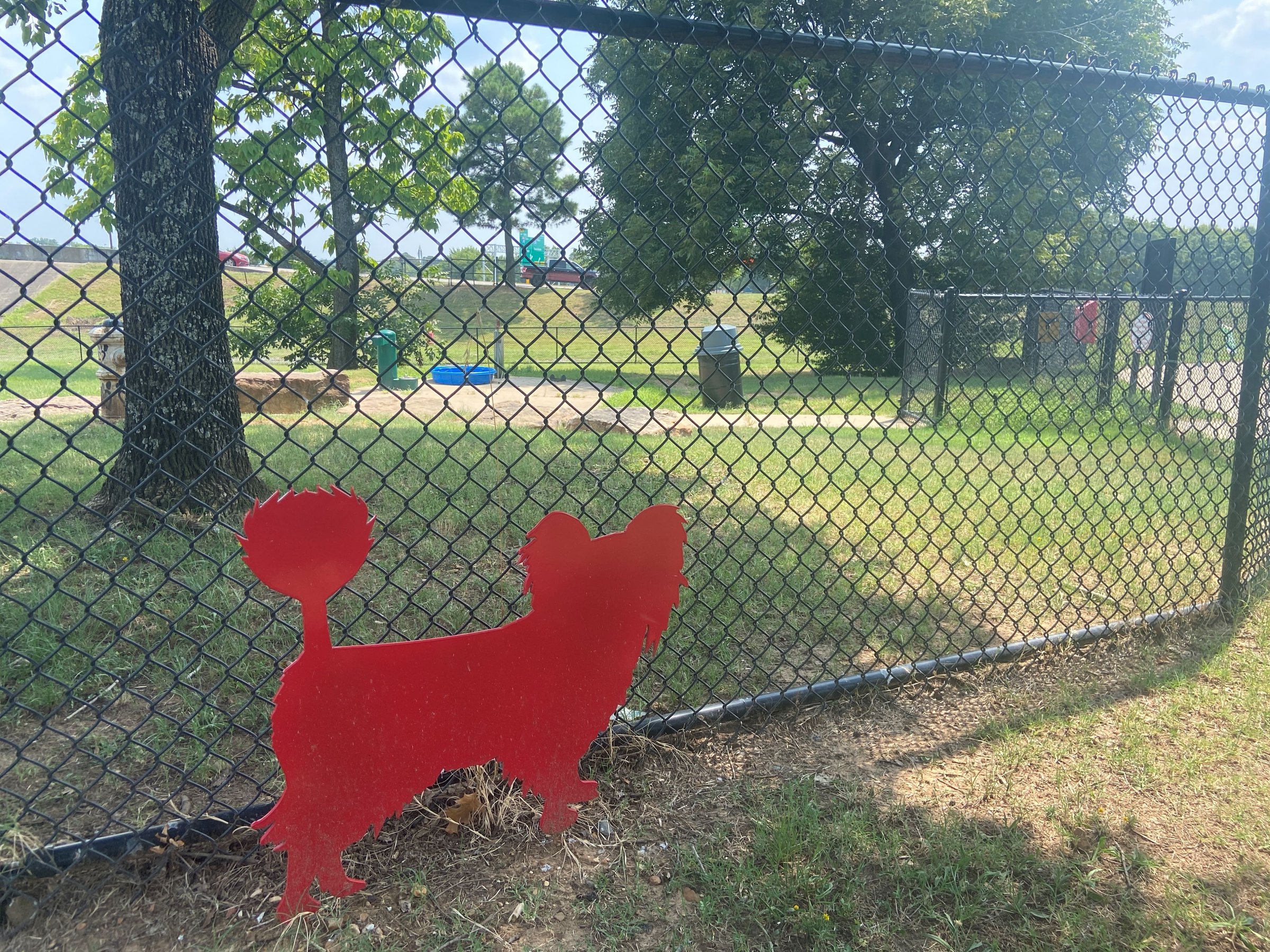 Dog park work back on track