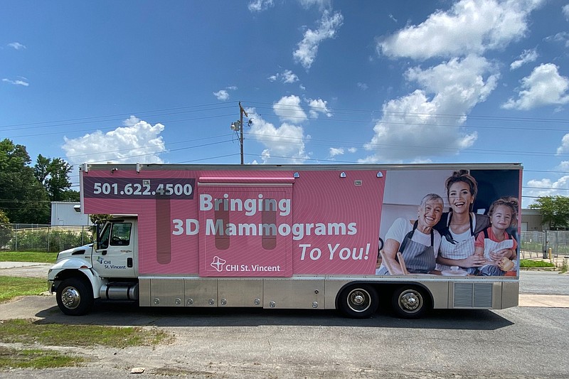 The newly updated Mobile Mammography Unit from CHI St. Vincent Hot Springs is shown. - Submitted photo