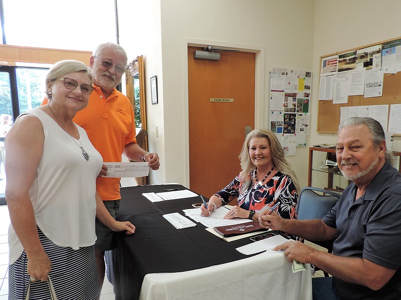 From left are Cheri Ormsby, Allan Cain, Ginger Yates and Johnny Butler. - Submitted photo