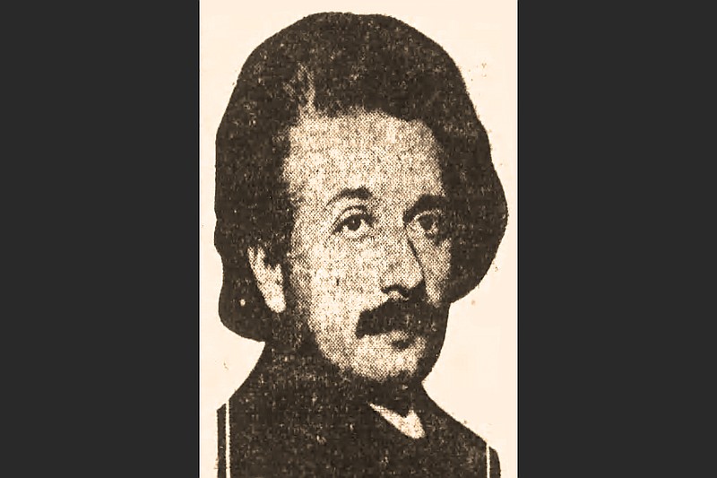 Albert Einstein from the July 9, 1921, Arkansas Gazette. (Arkansas Democrat-Gazette)