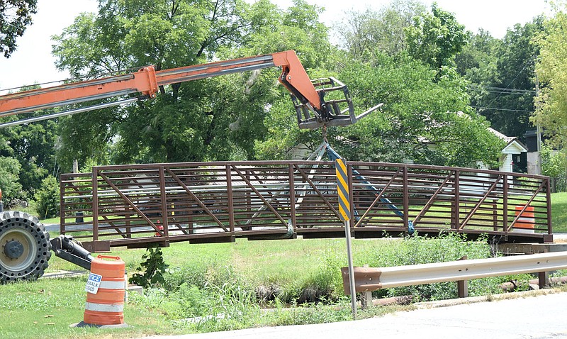 Old Decatur footbridge gets new life | The Arkansas Democrat-Gazette ...