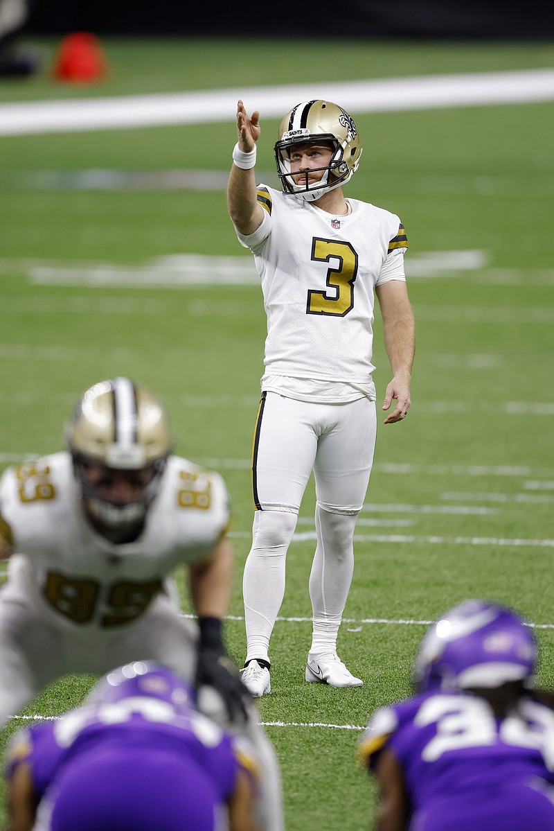 Saints kicker Lutz having surgery for core muscle injury