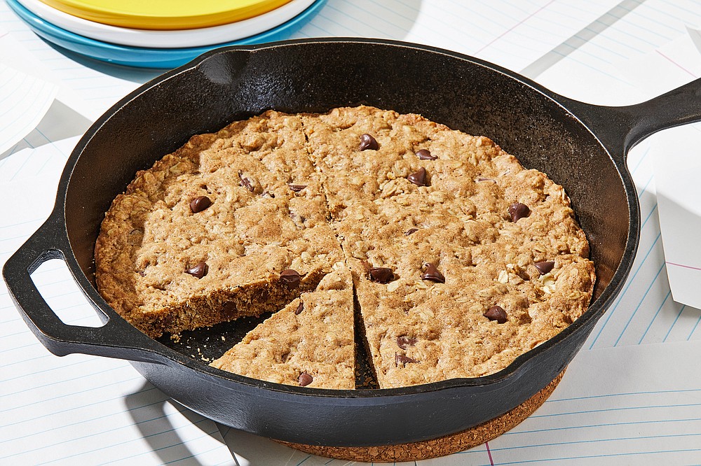 Oatmeal Chocolate Chip Skillet Cookie (For The Washington Post/Tom McCorkle)