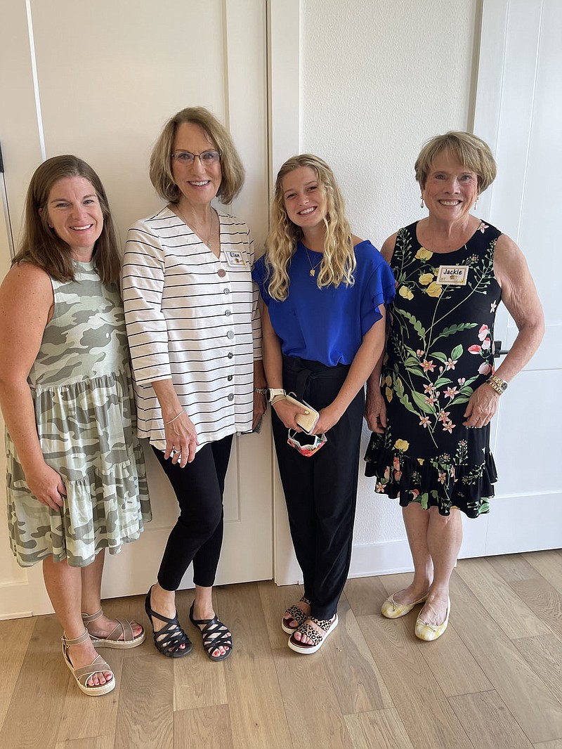 P.E.O. Chapter BT of Rogers has announced that a $2,500 STAR Scholarship has been awarded by P.E.O. International to Hailey Day. Day is a 2021 graduate of Rogers High School. Pictured are Kristen Day, Ellen Tate, Hailey Day and Jackie Spedding.
(Courtesy photo)