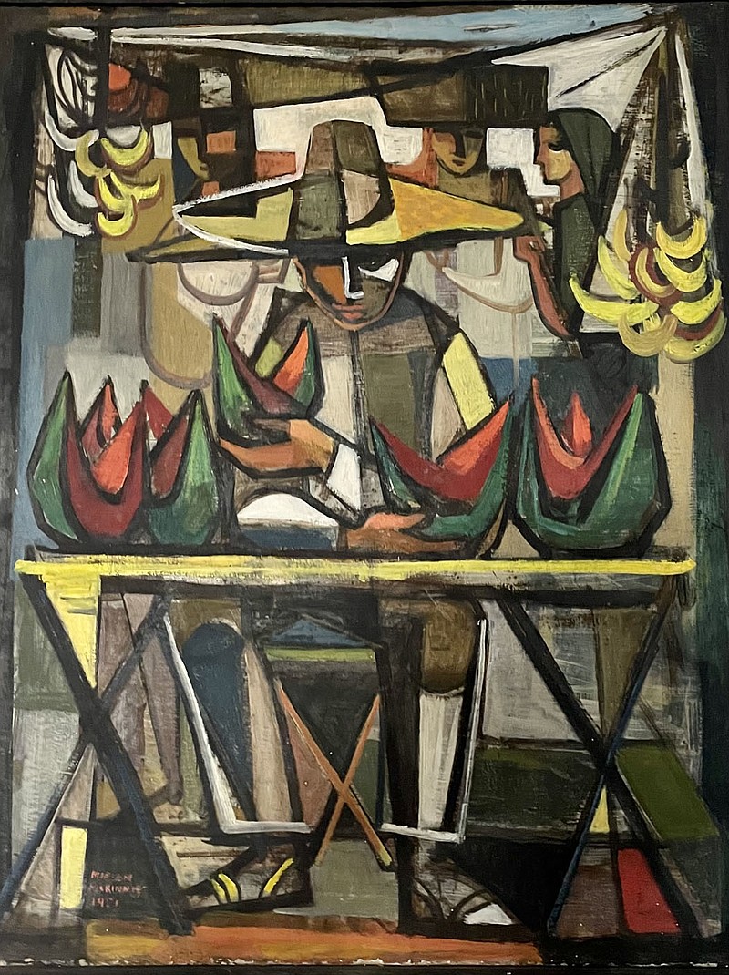 “Gone But Not Forgotten: Eureka Icons” — Including “The Mellon Seller,” oil on canvas by Miriam McKinnie, 1951, until Aug. 24, Brews, 2 Pine St. in Eureka Springs. Free. Email johnrankine69@gmail.com.