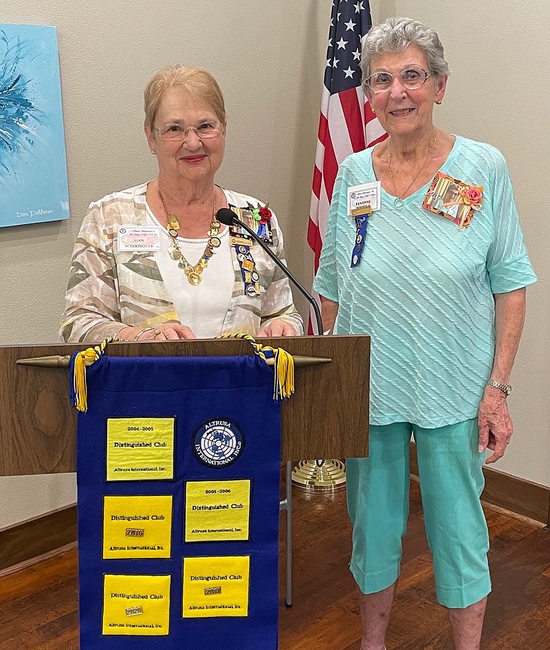 Joan Schoonover, left, and Eyvonne Whipple. - Submitted photo