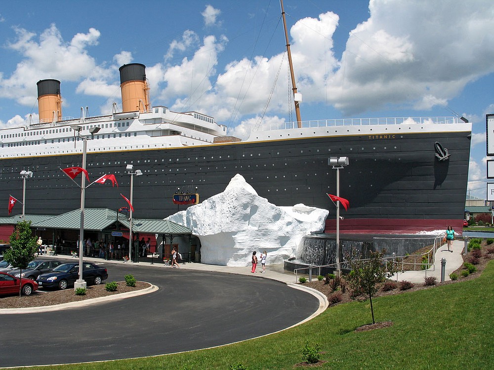 While the ship-shaped Titanic Museum Attraction in Branson seems huge, it is in fact built to half-scale of the actual ocean liner, which sank on April 15, 1912, after striking an iceberg in the North Atlantic. The museum opened in 2006.
(Courtesy Photo)