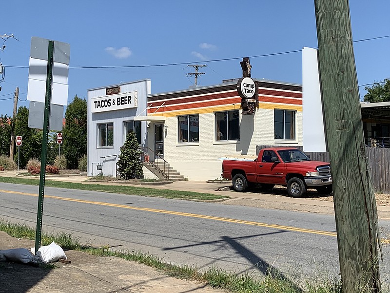 Camp Taco, from the folks that brought you Lost Forty, is pending on Little Rock's East Sixth Street. (Arkansas Democrat-Gazette/Eric E. Harrison)