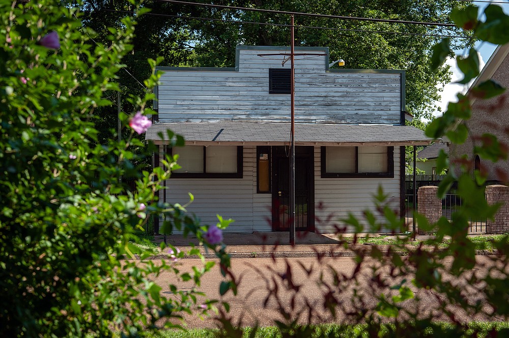 This is the building that once housed Booker’s Place, a bar and restaurant Booker Wright opened with money saved from his many years of working at Lusco’s, in Greenwood, Miss. Wright scandalized the town in 1966 when an NBC News documentary about racism in the Delta included footage of him speaking frankly about what it was like to be a Black waiter in the Jim Crow-era South. (Rory Doyle/The New York Times)