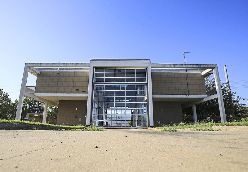 The old fire station at 3500 Camp Robinson Road Friday  Aug. 27, 2021 in North Little Rock.  (Arkansas Democrat-Gazette/Staton Breidenthal)