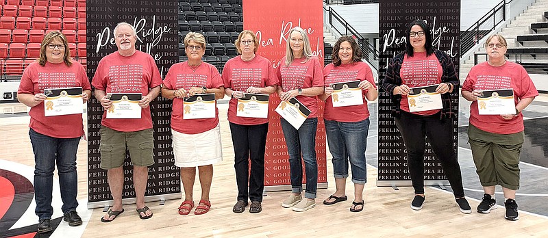 Pea Ridge Staff Pea Ridge school personnel longevity recognized | The Arkansas Democrat ...