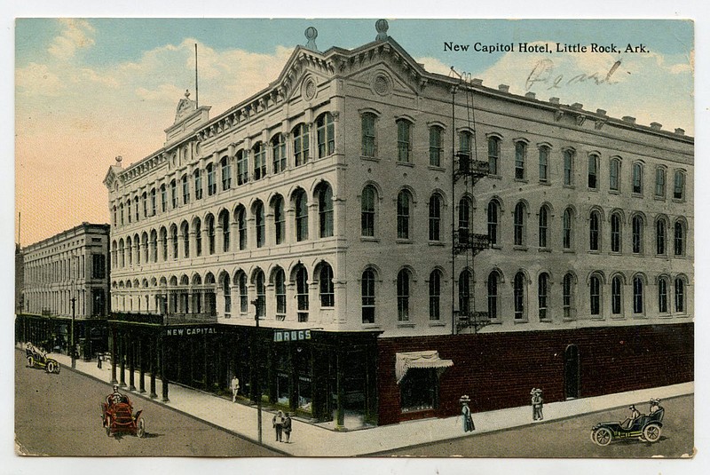 Little Rock, 1912: "I am staying at the New Capitol Hotel. I am rooming with Miss Mayo and five others. Am going to the meeting at two O'Clock."