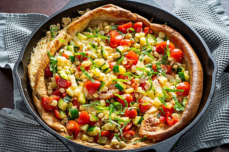 Savory Dutch Baby With Vegetables (For The Washington Post/Scott Suchman)