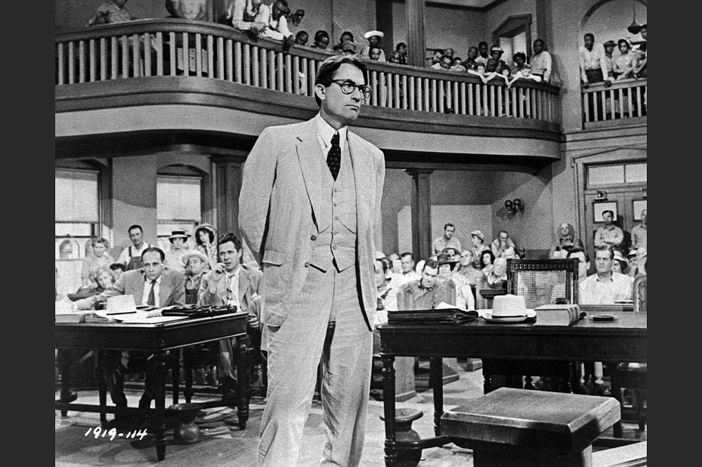 Gregory Peck played Atticus Finch in the 1962 film version of “To Kill a Mockingbird.” (AP file photo)