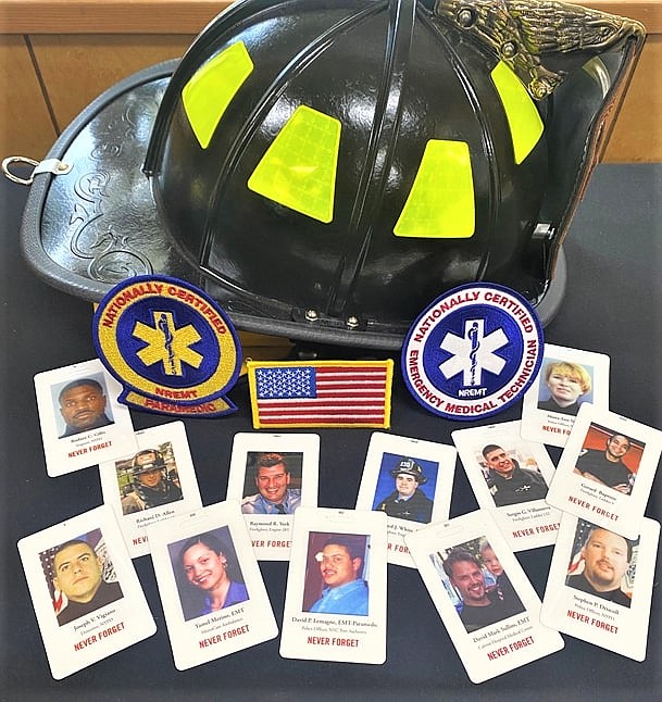 The El Dorado 9/11 Memorial Stair Climb will begin at 11 a.m. Saturday inside the Union County Courthouse to honor civilians, emergency service workers and military personnel who lost their lives in the line of duty while responding to the terrorist attacks. The event is presented by the El Dorado Fire Department and El Dorado Professional Firefighters Local 1074. Participants will recreate the climb of 110 stories in the former World Trade Center town towers. Climbers will be able to select and wear badges displaying the names and photos of firefighters, law enforcement officers and emergency medical technicians/paramedics who died in the attacks in New York City, the Pentagon in Washington D.C., and Shanksville, Pennsylvania. (Contributed)