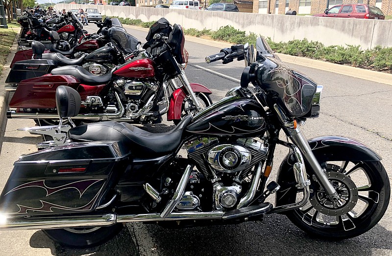 The Sentinel-Record/File photo /caption: Bikes line Convention Boulevard in front of the Hot Springs Convention Center in September 2018 for The Hot Springs Motorcycle Rally. Hot Sprins BikeFest will start on Thursday, taking the place of the rally. - File photo by The Sentinel-Record HS Rally2018.JPG attached