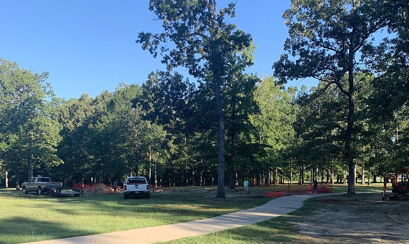 White Hall is building a small and large sectioned dog park inside the White Hall City Park located at 101 Parkway Drive. (Special to The Commercial)
