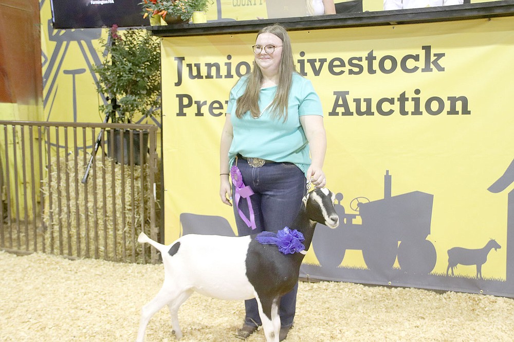 Brynna Drummond, Grand Champion Junior Dairy Goat, Farmington FFA