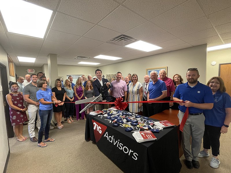 Courtesy/Jefferson City Area Chamber of Commerce
TIG Advisors, an insurance agency with roots in Mid-Missouri dating back to 1898, recently held a ribbon cutting for its newest location in Jefferson City at 2316 St Mary’s Blvd.