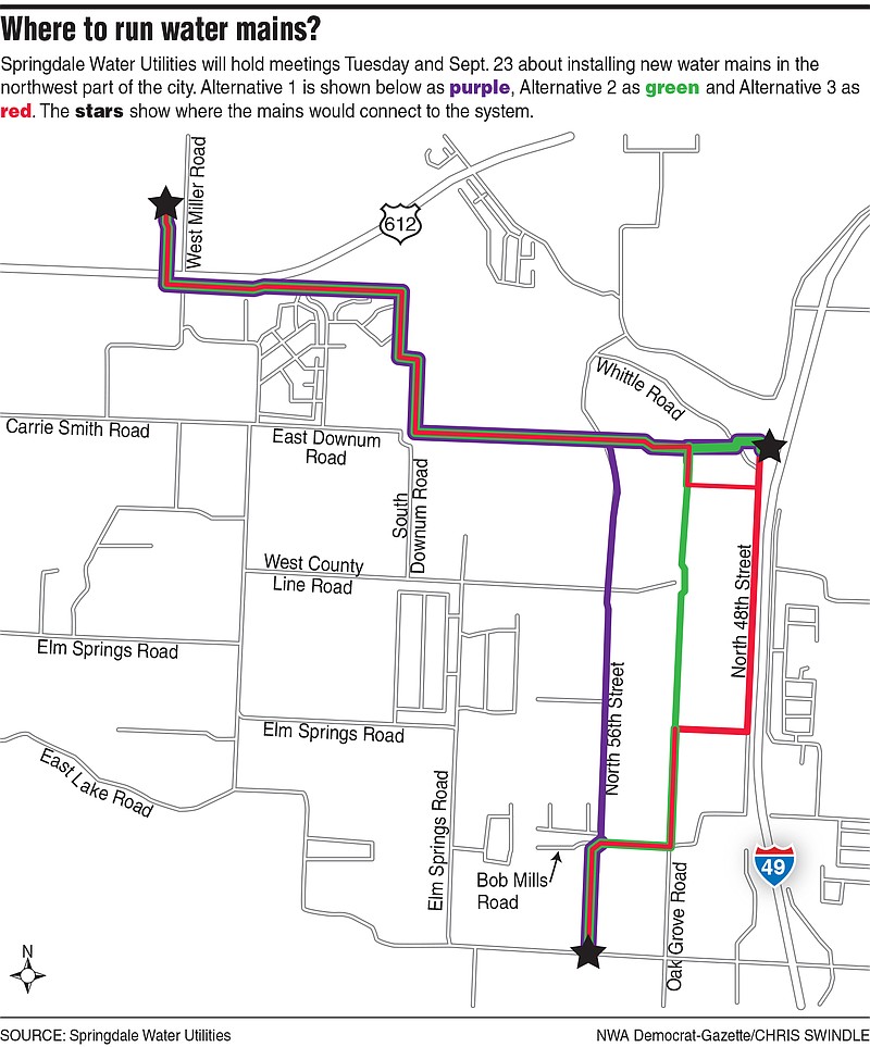 Springdale seeks public input on construction of water lines on the ...