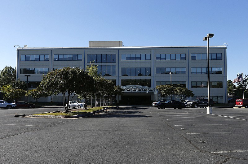 The city of North Little Rock is buying the office building at 515 West Pershing Boulevard, formerly owned by Arkansas Blue Cross, Blue Shield. It will serve as an updated facility for many city offices.
(Arkansas Democrat-Gazette/Thomas Metthe)