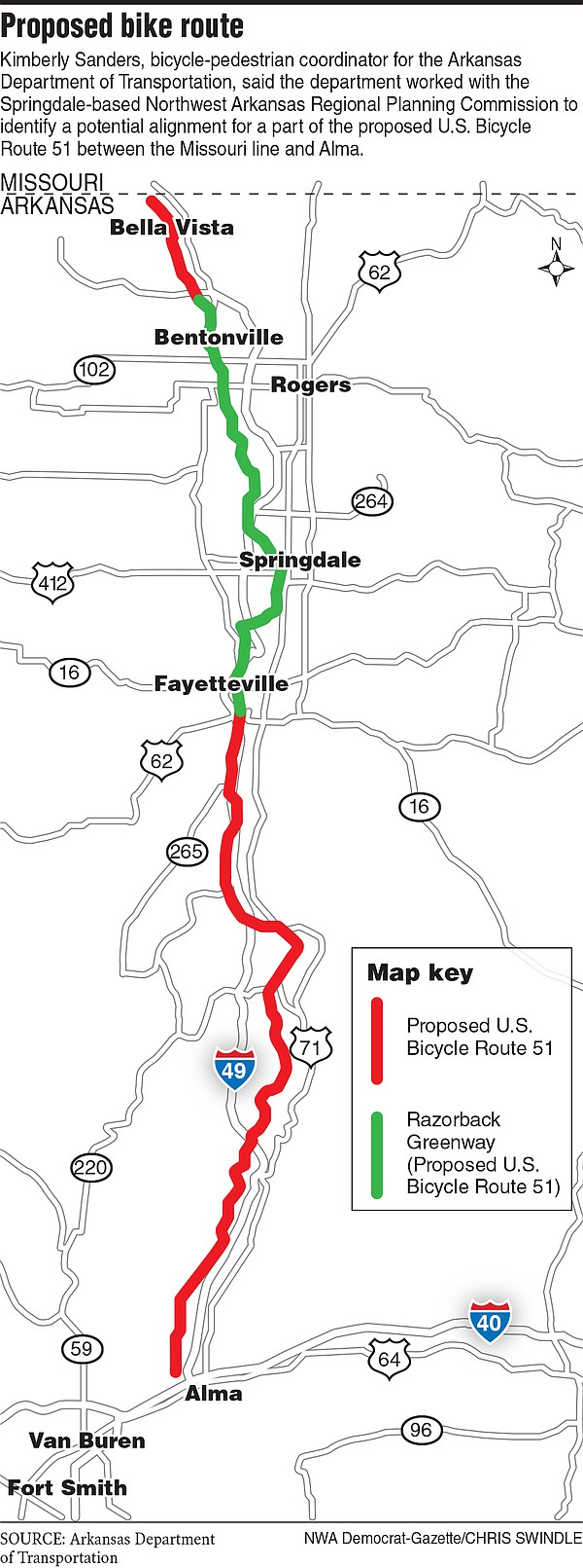 Plan A Bike Ride Map Cities Look To Join Interstate Bike Route Plan
