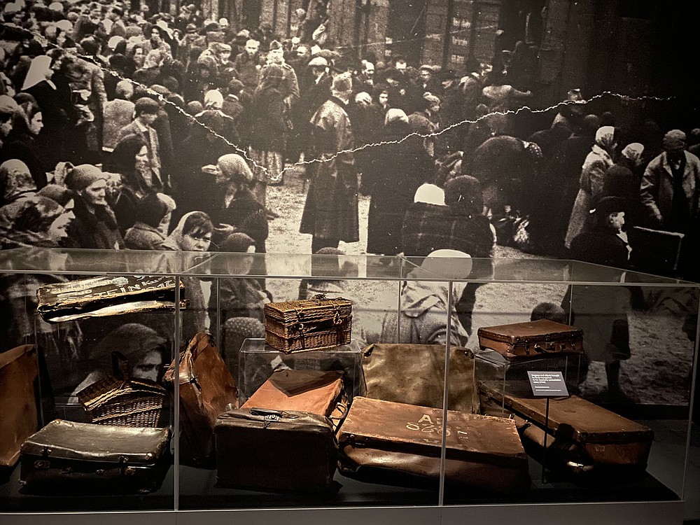 Jews deported for extermination were told that they were being resettled. Therefore they packed their most important belongings for the journey. Everything was robbed when they arrived at the camp, Sawicki says.
(Pawel Sawicki, Auschwitz Memorial)