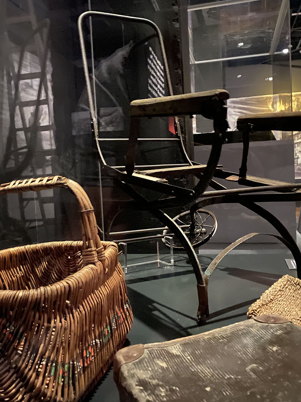 Some 232,000 children were deported to Auschwitz, 216,000 of them Jewish. Most of the Jewish children were murdered in gas chambers. In the touring exhibition now on show in Kansas City, you can see a “push chair” (stroller) that belonged to one of them.
(Pawel Sawicki, Auschwitz Memorial)