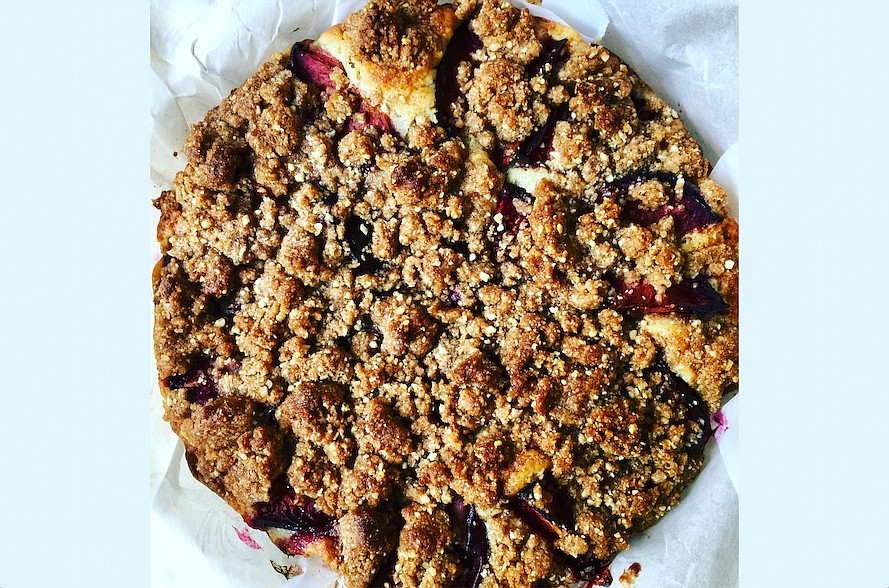 Pflaumenkuchen (Plum Cake) (Arkansas Democrat-Gazette/Kelly Brant)