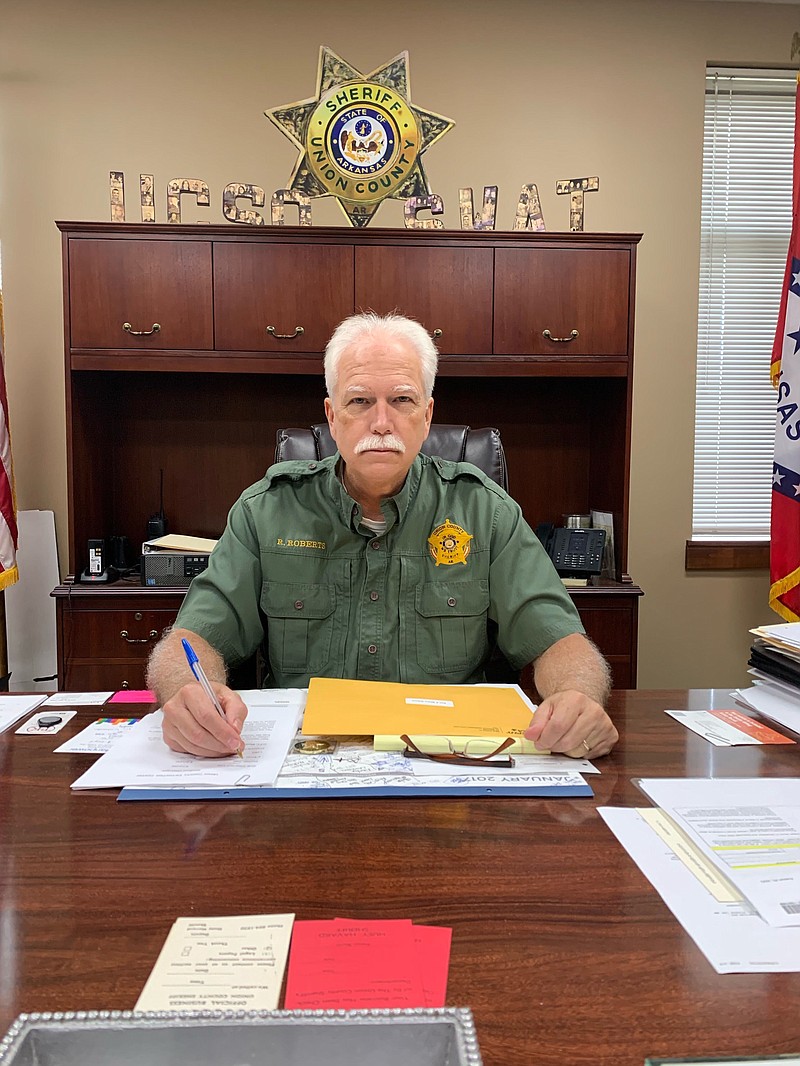 Union County Sheriff Ricky Roberts got his first COVID-19 vaccine dose in January. (Contributed)