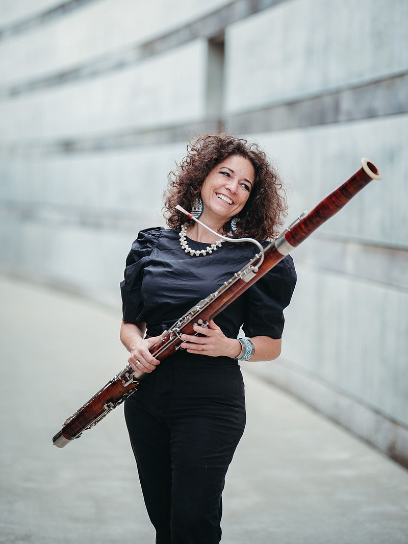 “This was an opportunity to have agency and make decisions about our common vision of our own Latin voices in context,” bassoonist Lia Uribe says of curating Voces Latinas with her SoNA colleagues Fernando Valencia, Raul Munguia and Cristian Martinez.

(Courtesy Photo/Jared Mark Fincher)