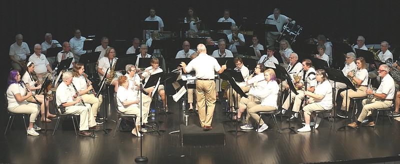The Hot Springs Concert Band, shown at an earlier performance, will hold its autumn concert next month. - Submitted photo