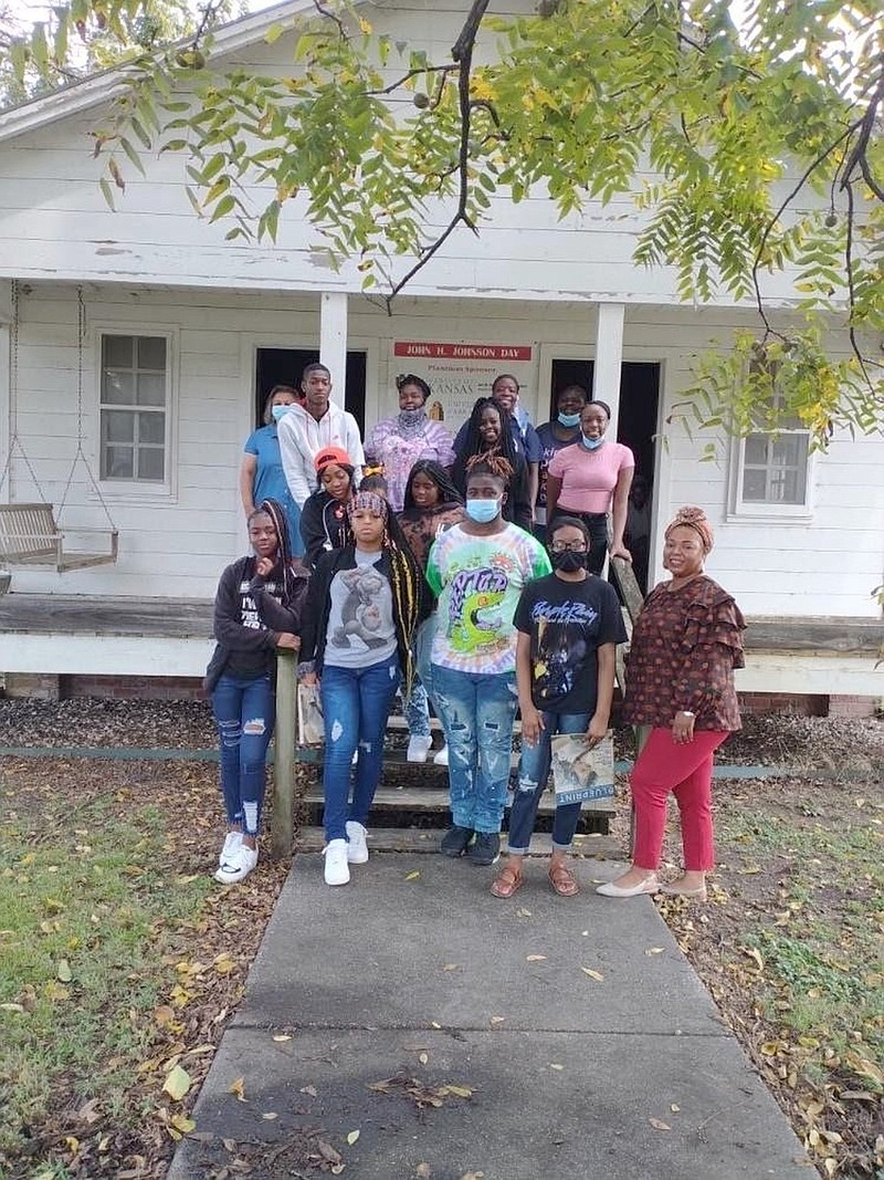 Youth visiting John H. Johnson Museum on Museum Day include: Radeja Ford, Zamar Ford, Daija Harris, A’ryiah Jordan, Amari Jordan, Samari Manning, and La’Daijah Anderson. (Special to The Commercial)