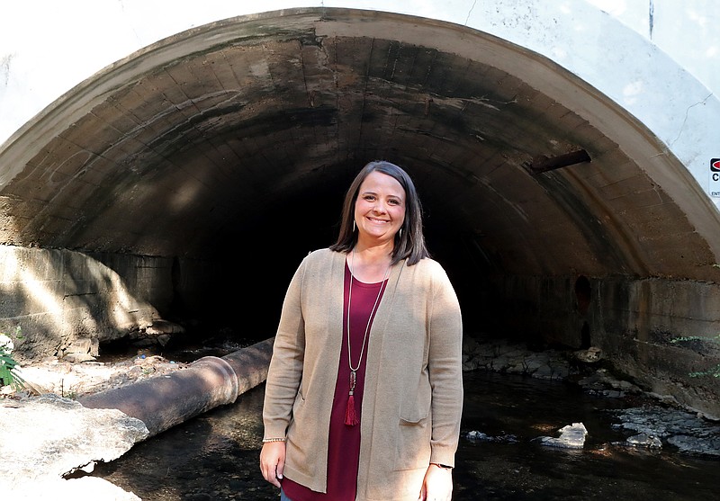 Rachel Keeling, Stormwater Coordinator for the city of Hot Springs. Photo by Richard Rasmsusen of The Sentinel-Record