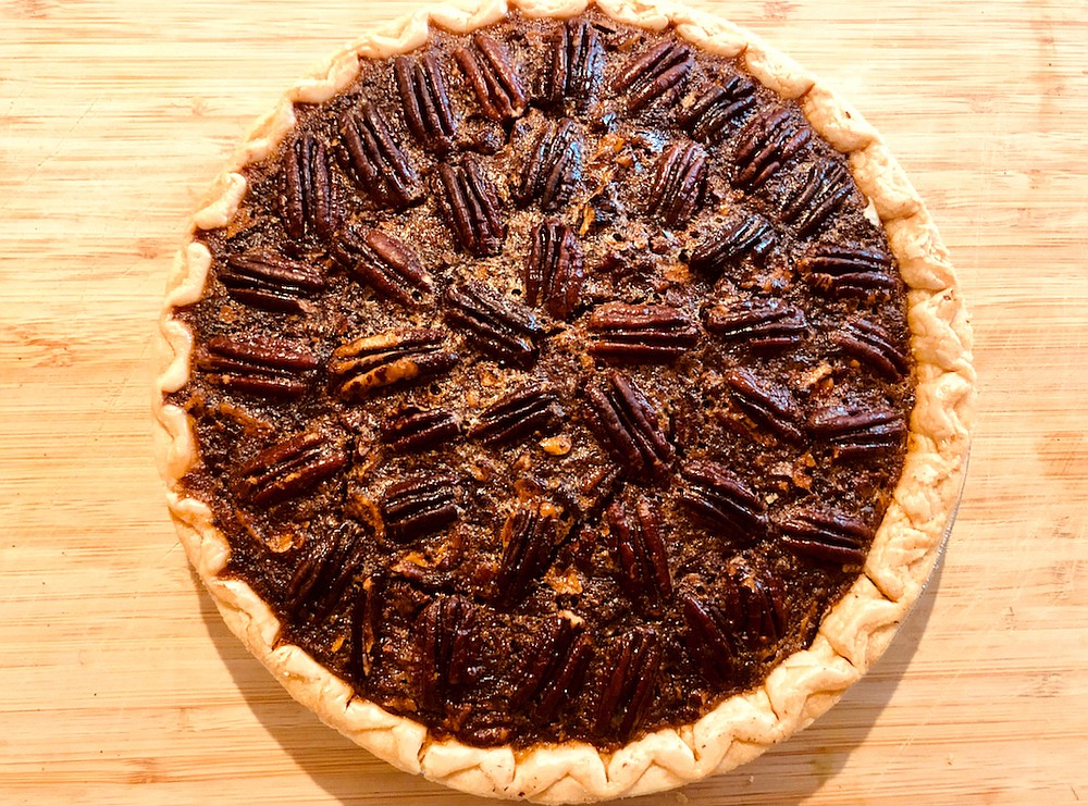 Sorghum Pecan Pie (Arkansas Democrat-Gazette/Sean Clancy)