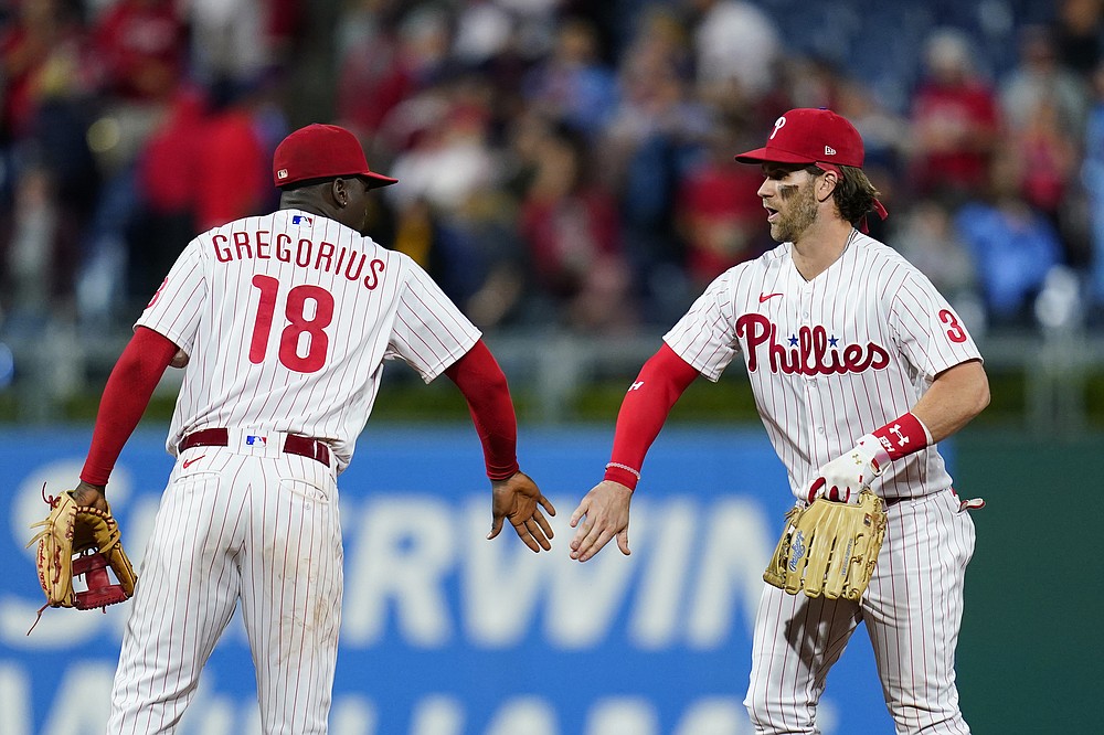 Bryce Harper's stash includes his Phanatic sliding glove