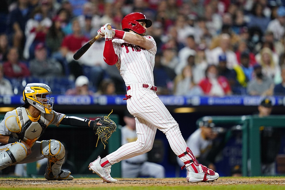 Bryce Harper's stash includes his Phanatic sliding glove