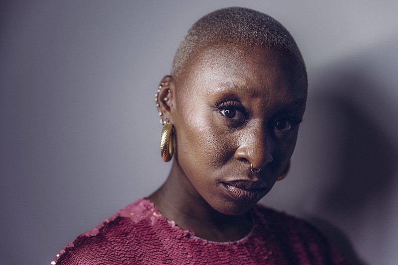 Actress-singer Cynthia Erivo poses during a portrait session to promote her debut solo album, “Ch. 1. Vs. 1,” Sept. 15 in New York. (Invision/AP/Victoria Will)
