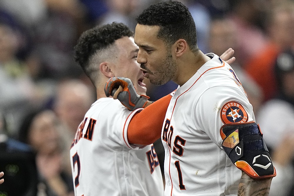 Correa's walk-off homer gives Houston 4-3 win over Tampa Bay in Game 5 of  the ALCS - The San Diego Union-Tribune