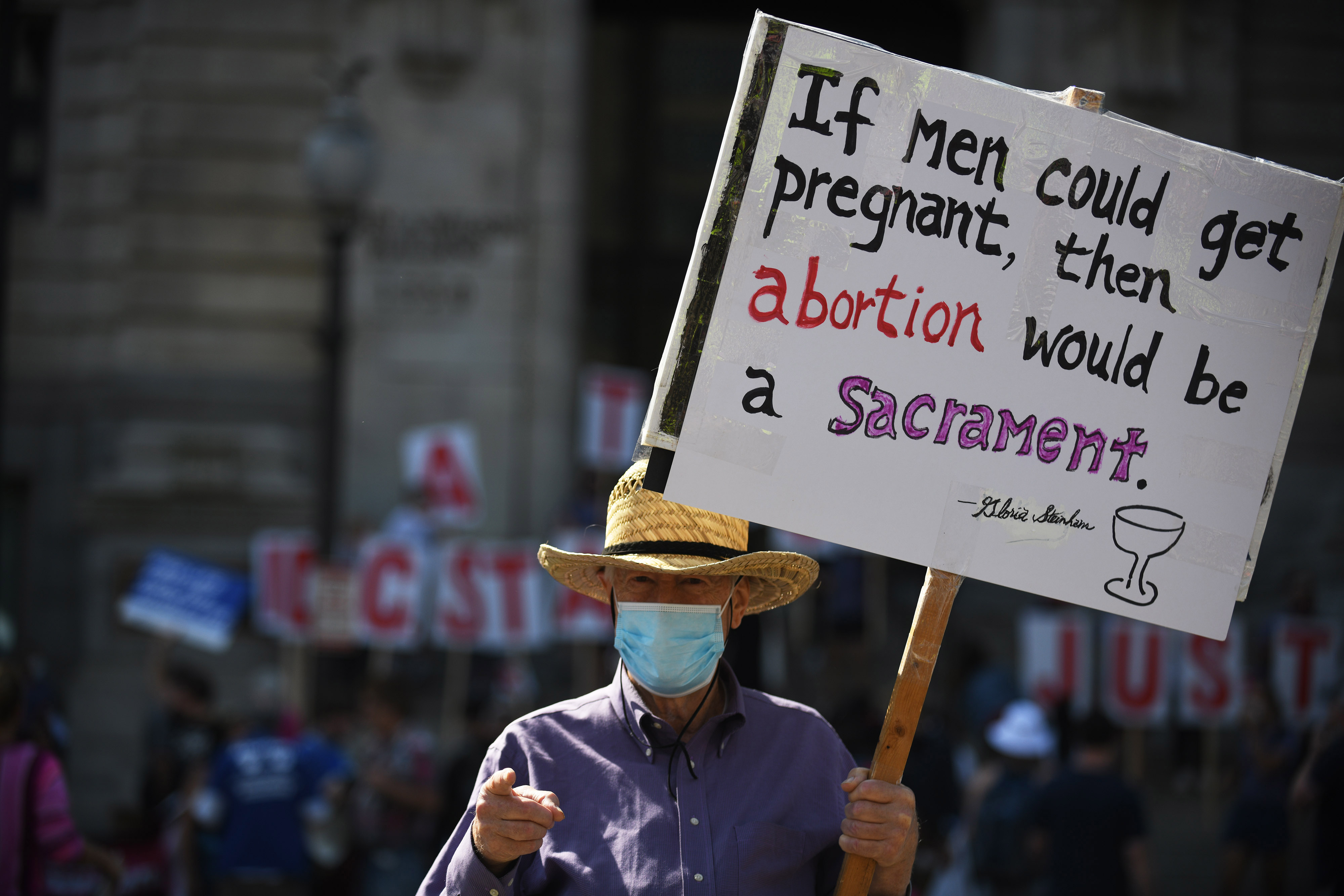 Protesters take to streets touting abortion rights - Vimarsana News