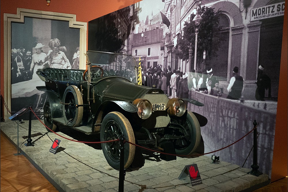 This is the vehicle — at the Museum of Military History — in which Archduke Franz Ferdinand was assassinated on June 28, 1914. (Alan Behr/TNS)