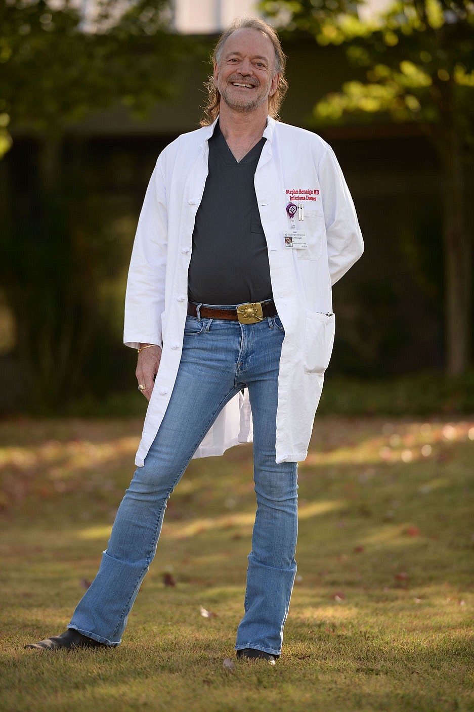 Dr. Steve Hennigan Wednesday, Sept. 29, 2021, Visit nwaonline.com/211010Daily/ for today's photo gallery.
(NWA Democrat-Gazette/Andy Shupe)