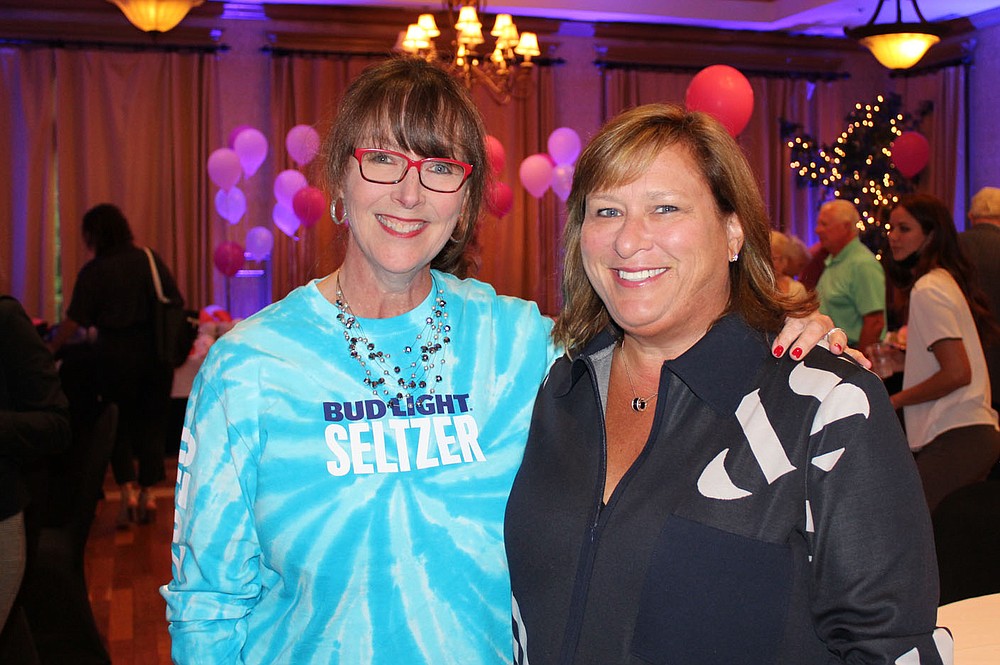 Angely Ryan (left) Melissa Banks enjoy Help the Girls.
(NWA Democrat-Gazette/Carin Schoppmeyer)