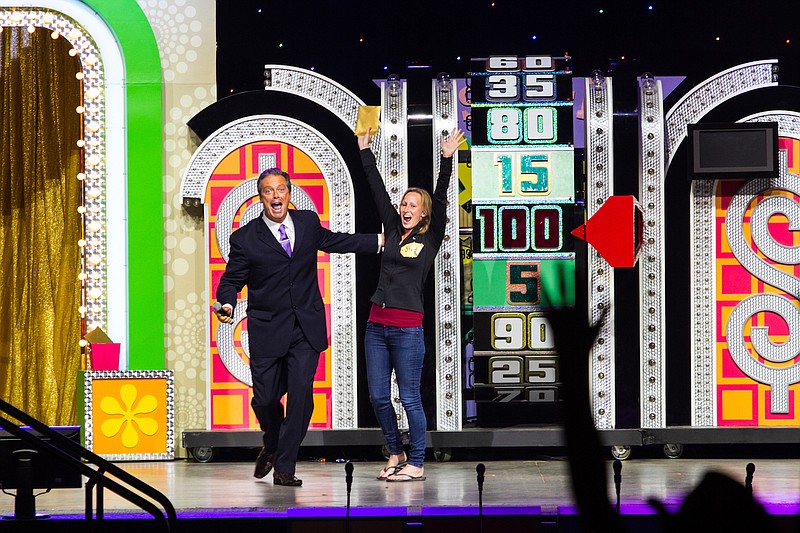 Todd Newton, who hosted “The Price is Right Live!” when it hit the stage at Little Rock's Robinson Center in 2017, is back as host as the show returns to Robinson on Sunday. (Democrat-Gazette file photo)