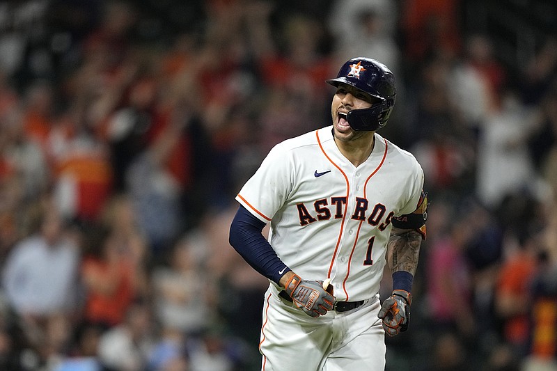 The Astros' Carlos Correa prepares for what could be a final run