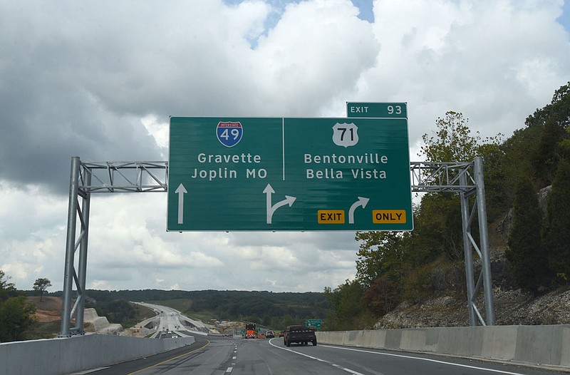The Bella Vista Bypass makes for a faster trip to outdoor destinations in southwest Missouri, such as the Elk River and Big Sugar Creek State Park.
(NWA Democrat-Gazette/Flip Putthoff)