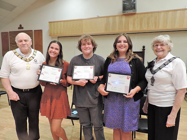 Elks Lodge recognizes four students of the month | Hot Springs Sentinel