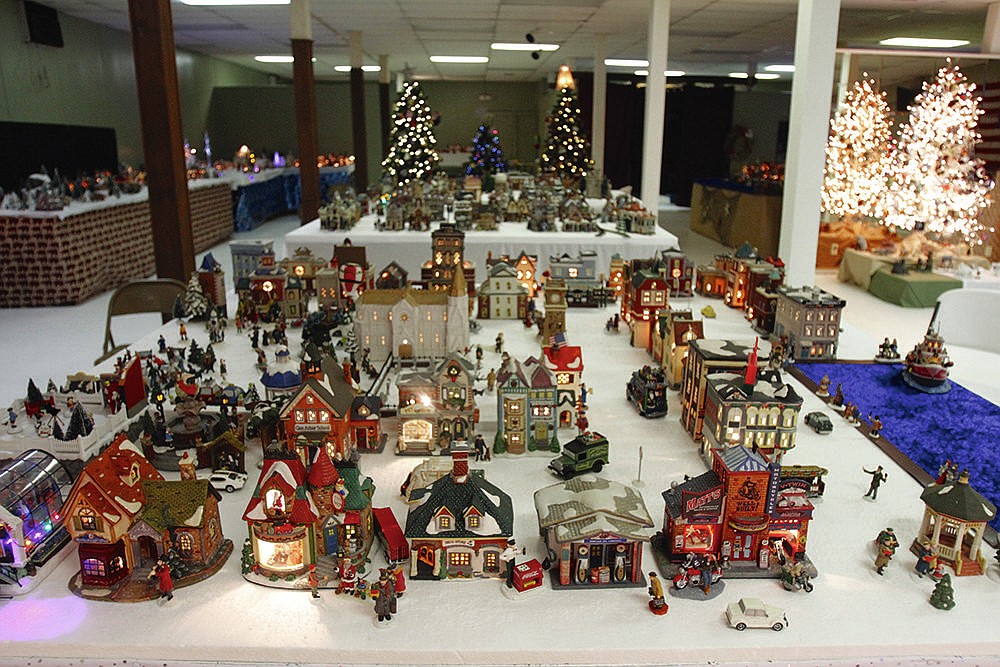 The Christmasville exhibit includes themed villages made with holiday miniatures, Christmas trees filled with ornaments following different themes and, of course, nativity scenes. (News-Times file)