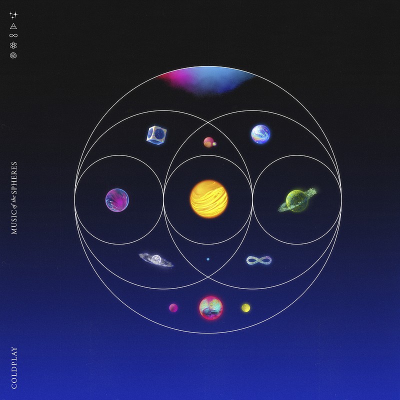 This image released by Atlantic Records shows &#x201c;Music of the Spheres&#x201d; by Coldplay. (Atlantic Records via AP)